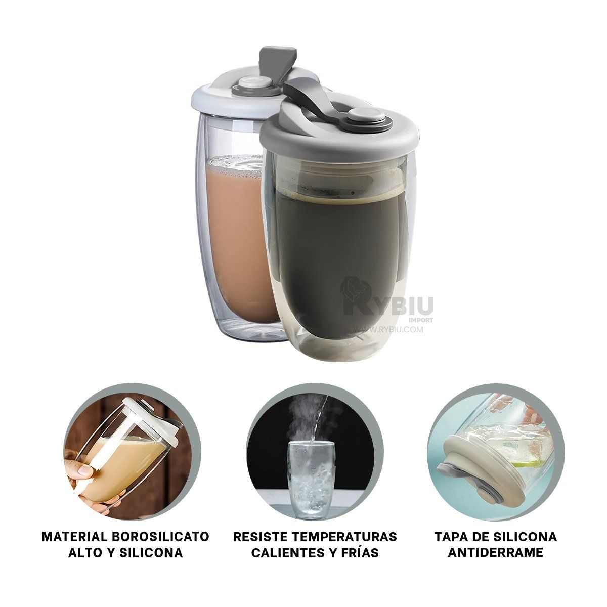 RYBIU IMPORT - Envase para Entrenar en Plomo 450ml Y+Ligas de Regalo