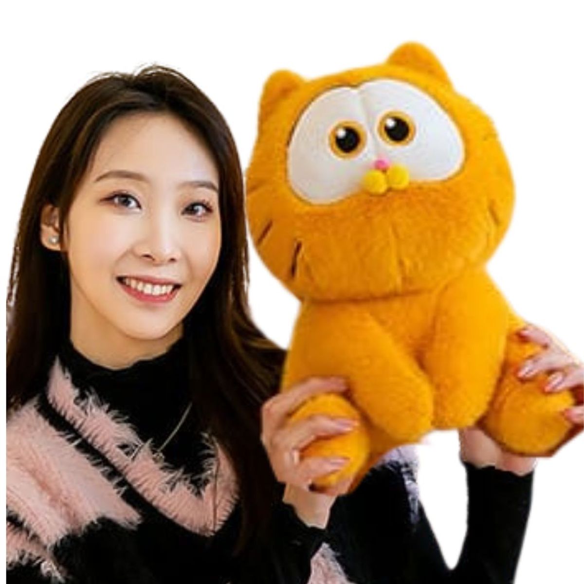 GENERICO - Peluche Junior Garfield Bebe Importado - Mide 34 cm