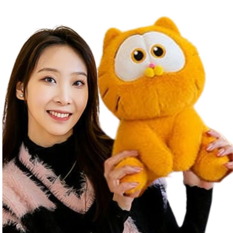 GENERICO - Peluche Junior Garfield Bebe Importado - Mide 34 cm