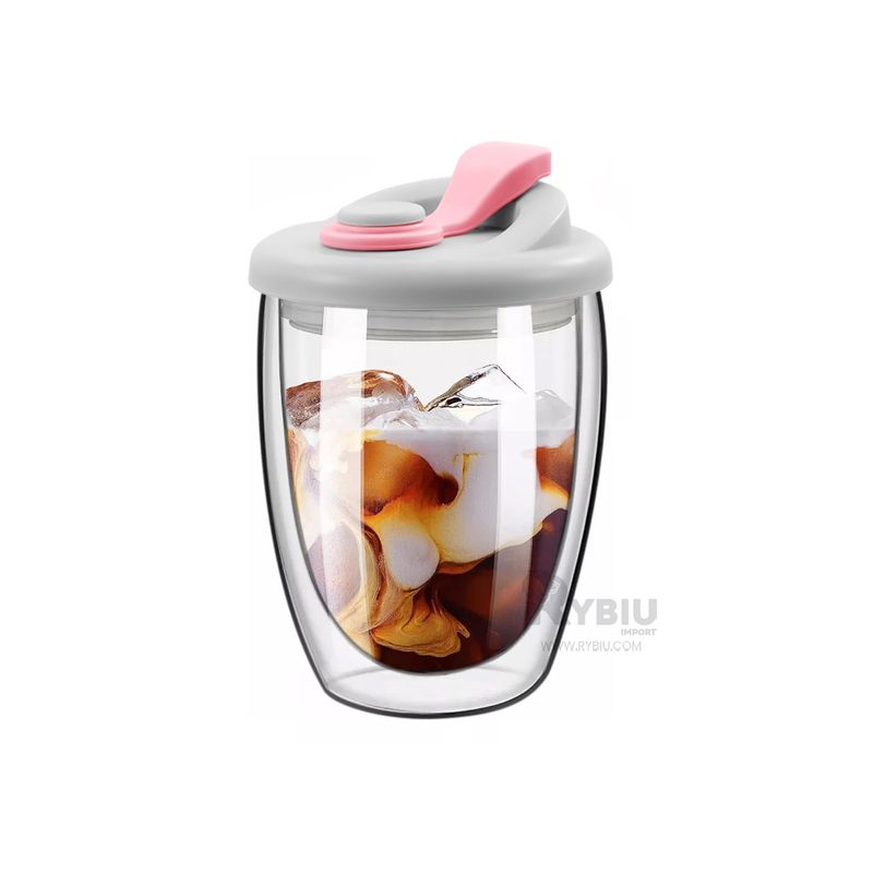 GENERICO - Envase de Refrescos Frios Rosado 350ml Y+Post-it Adhesivos