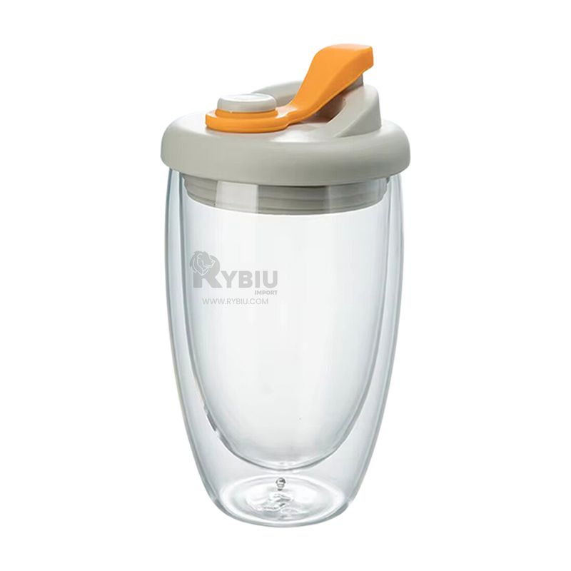 GENERICO - Tomatodo para Gym en Naranja 450ml Y+Envoltorio de Regalo