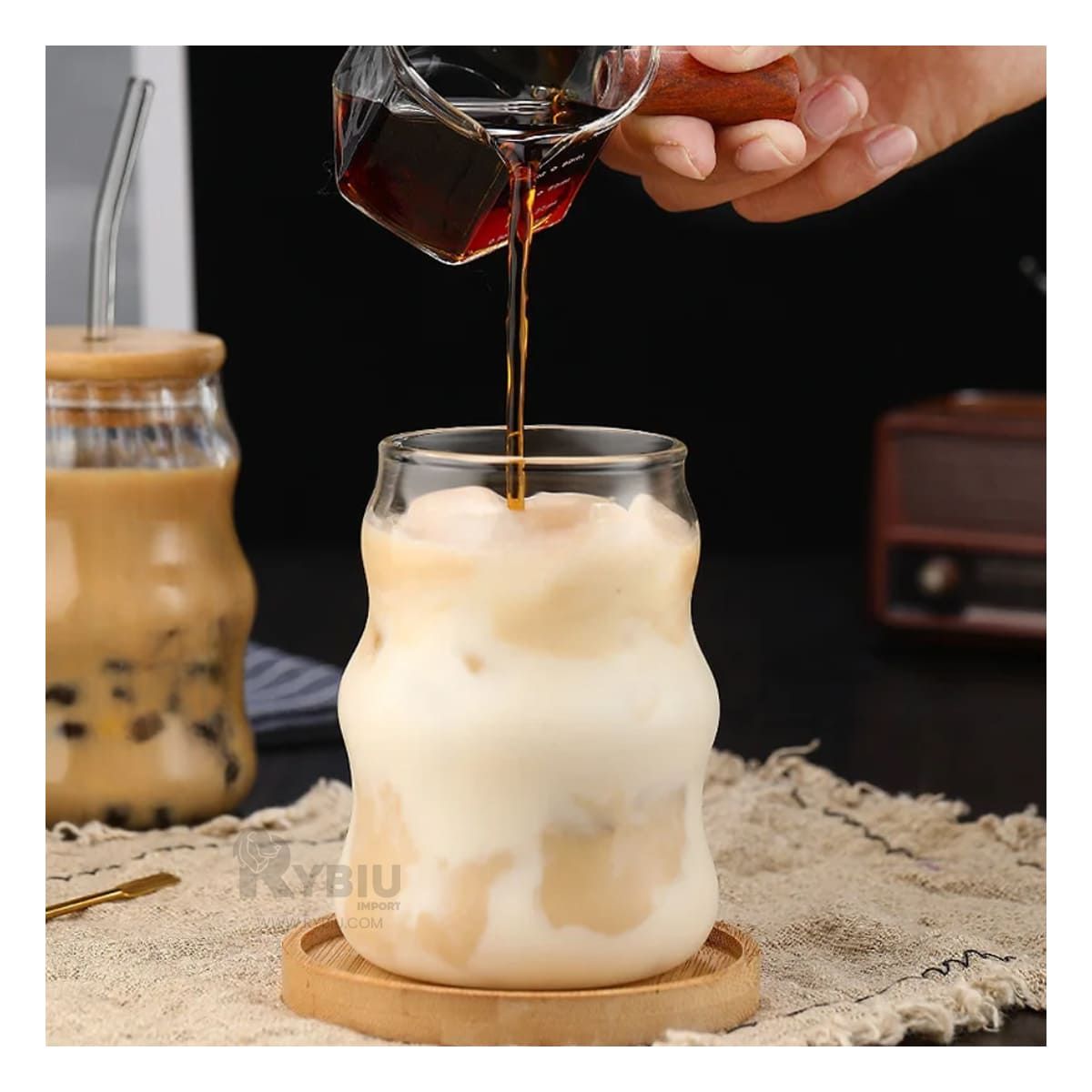 RYBIU IMPORT - Taza Multifuncional con Cañita 500ml Y+Gift MiniAgenda