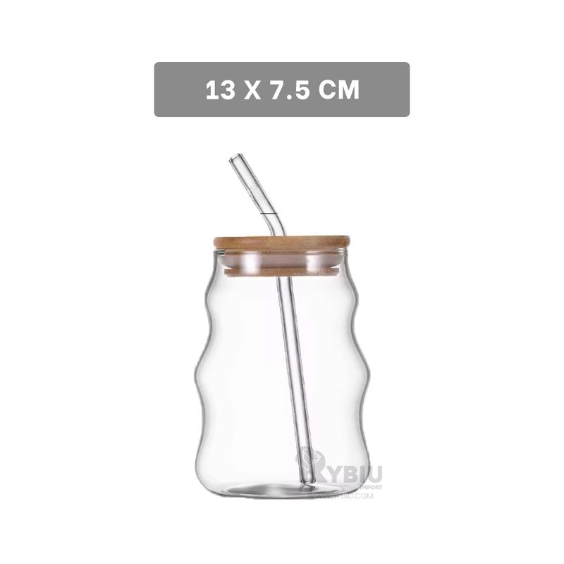 RYBIU IMPORT - Recipiente Ergonomico por 500ml Y+Regalo Ligas para Peinar