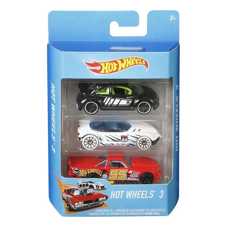 "Pack 3 Carros Hot Wheels Surtido"