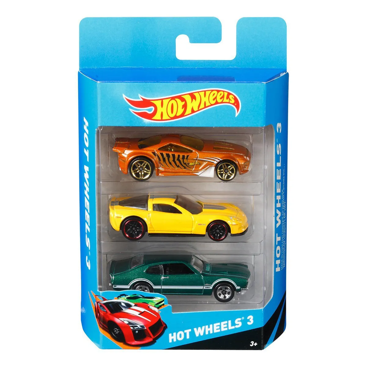 HOT WHEELS - Pack 3 Carros Hot Wheels Surtido