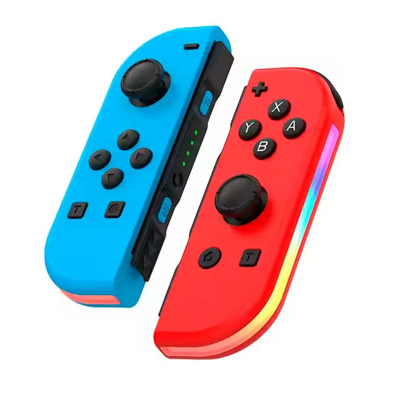 GENERICO - Set 2 Joycons RGB Alternativo para Nintendo Switch y Oled Rojo/Azul
