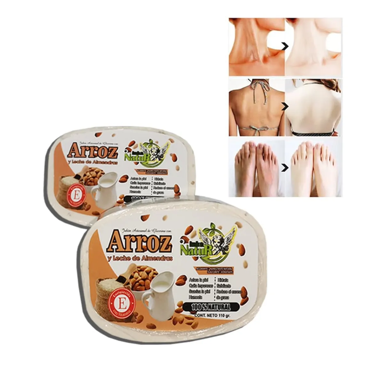 GENERICO - Jabón de arroz natural aclarador De Zonas oscuras