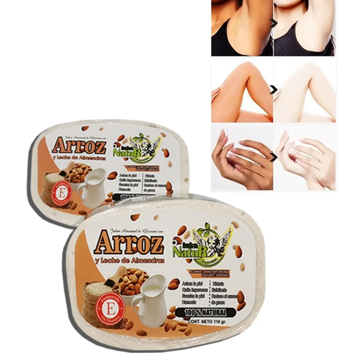 GENERICO - Jabón de arroz natural aclarador De Zonas oscuras