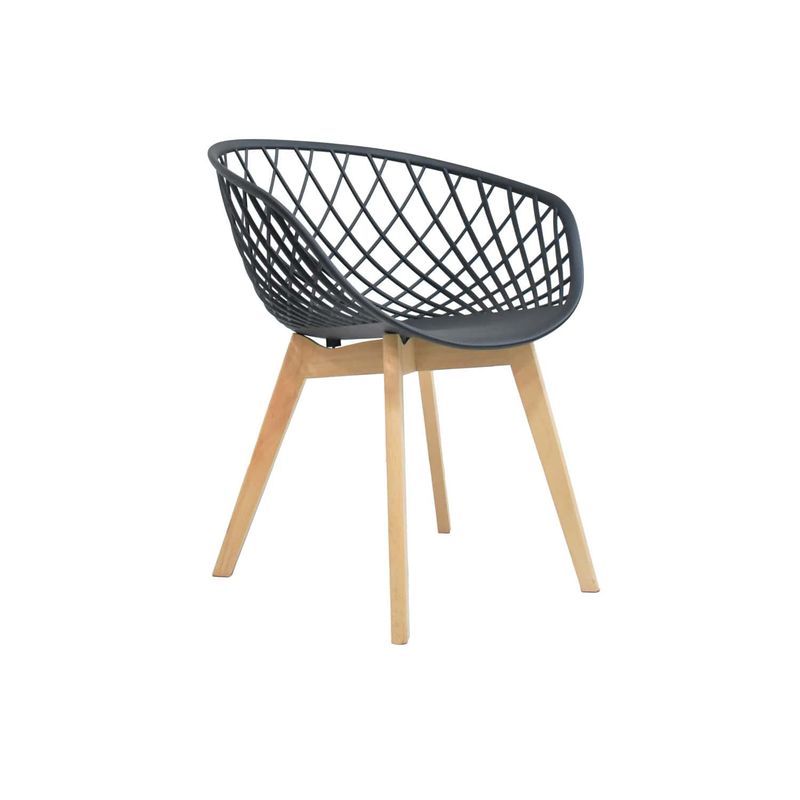 OFIDEAS - Silla De Comedor Diseño Turia Negro Ofideas