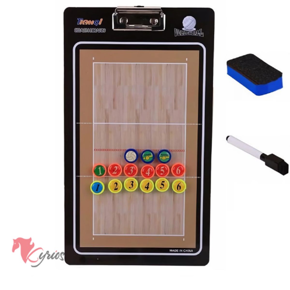 NO LOGO - Pizarra táctica para entrenador de vóley