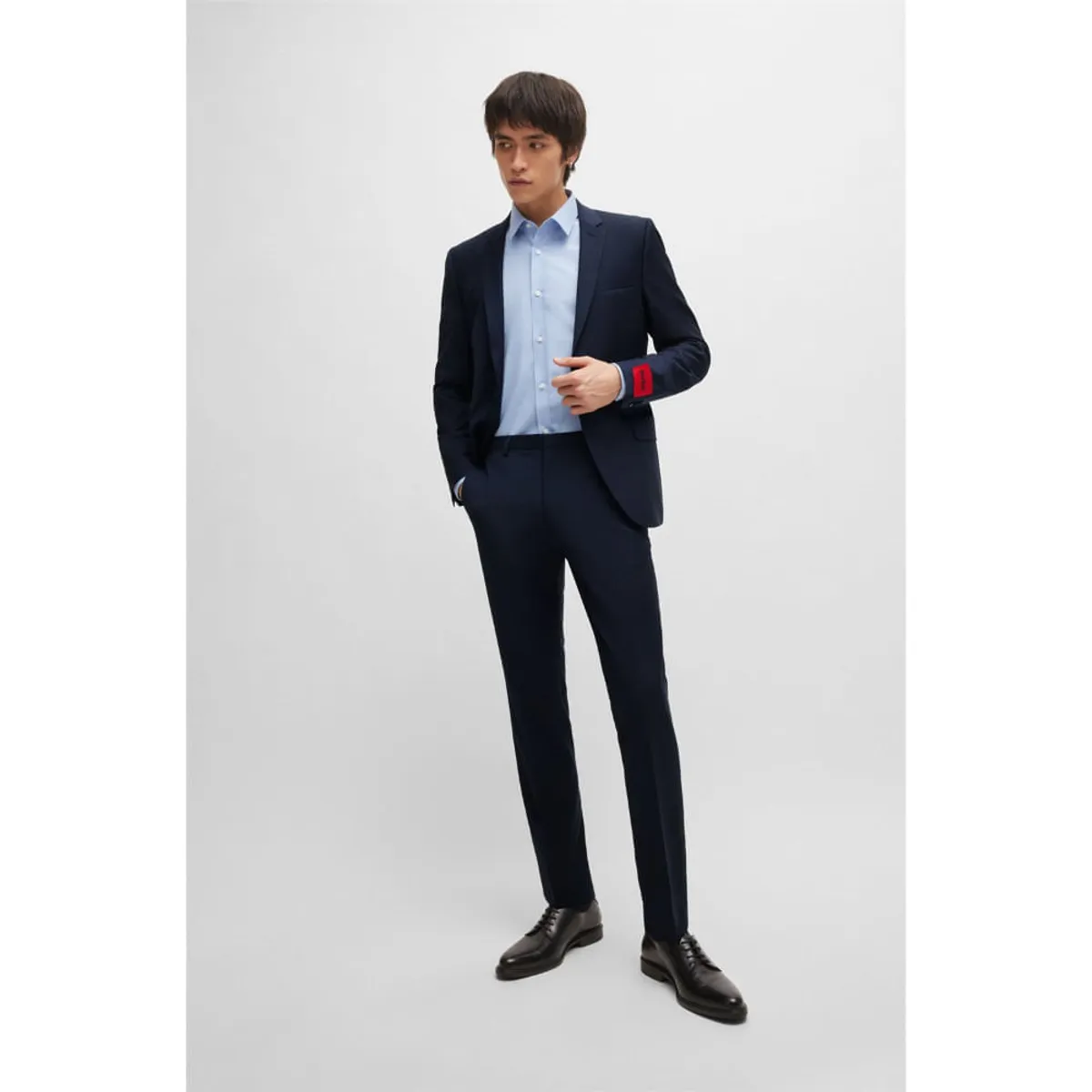 HUGO BOSS - Hugo - Suits separates saco en sarga de lana virgen elástica/54