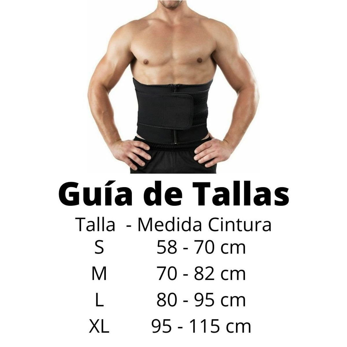 PRO - Faja Reductora Moldeadoras Abdomen Deportivas - Hombre