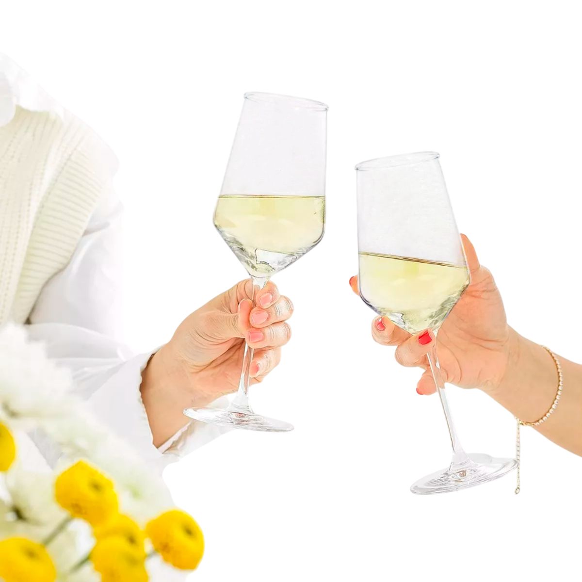 HYGGE - Set de 6 Copas para Vino Base Ancha 640 ml