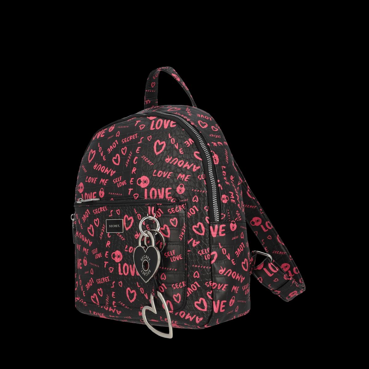 SECRET - Mochila Love Mediana Multicolor