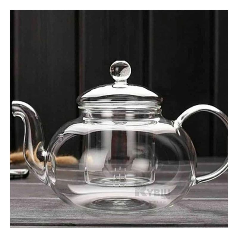 RYBIU IMPORT - Tetera Infusion Facil de Lavar y Secar en 100ML Transparente