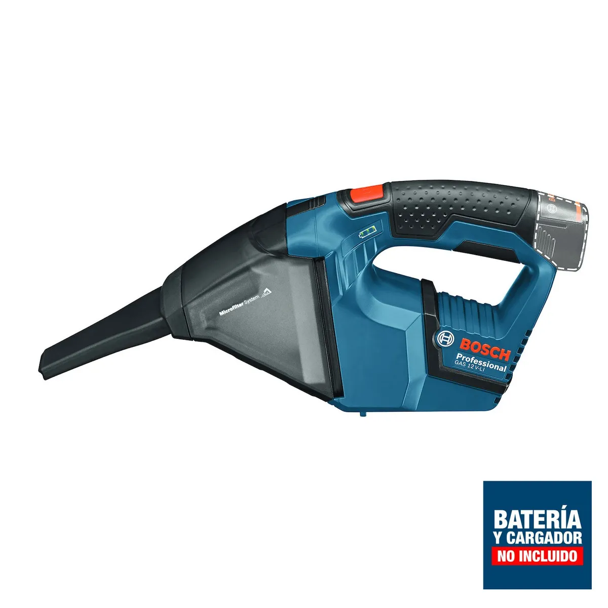 BOSCH - Aspiradora de Polvo Inalámbrica Bosch GAS 12V-LI