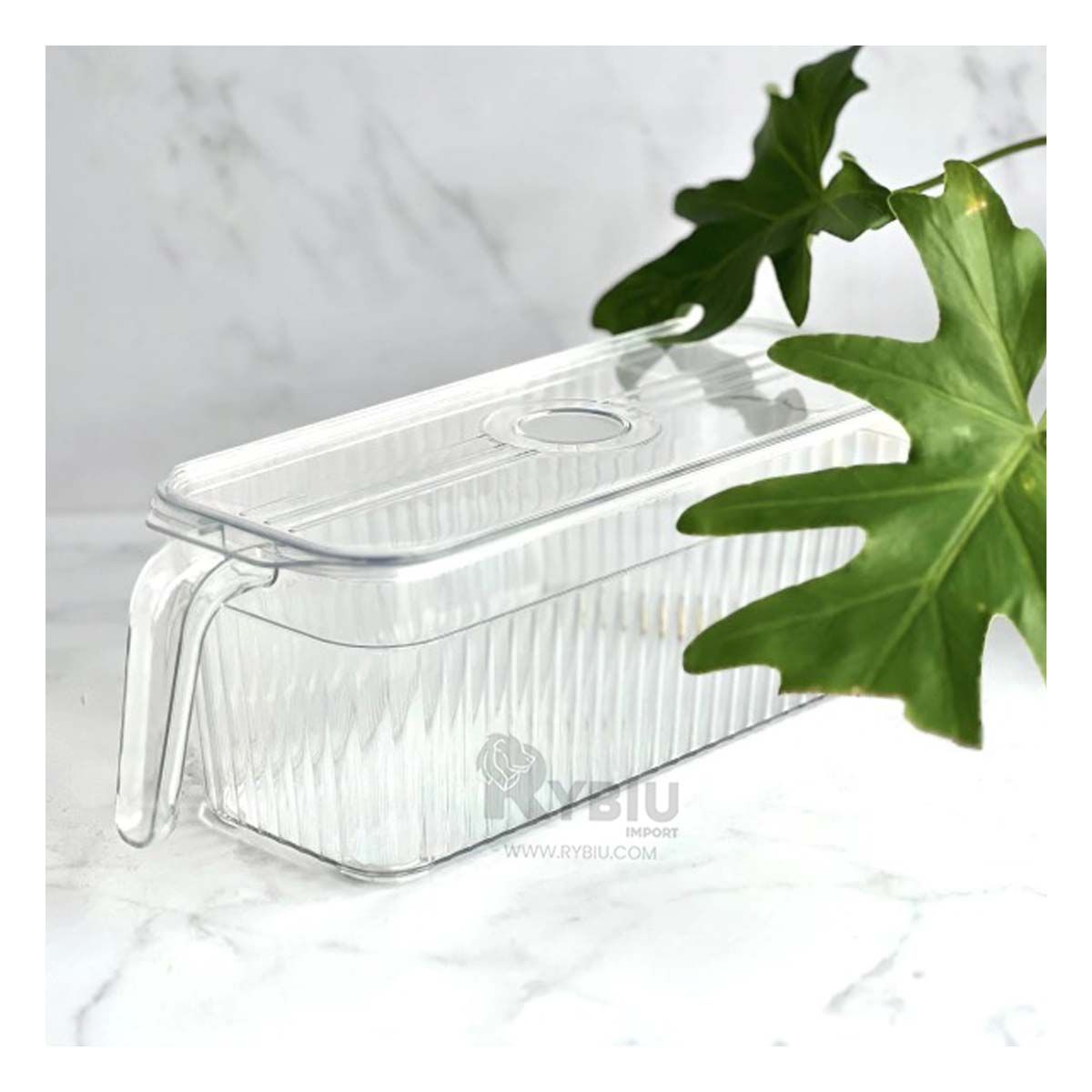 RYBIU IMPORT - Fuente de Tapa Recta y Mango 26x15x30cm Y+Gift MiniAgenda