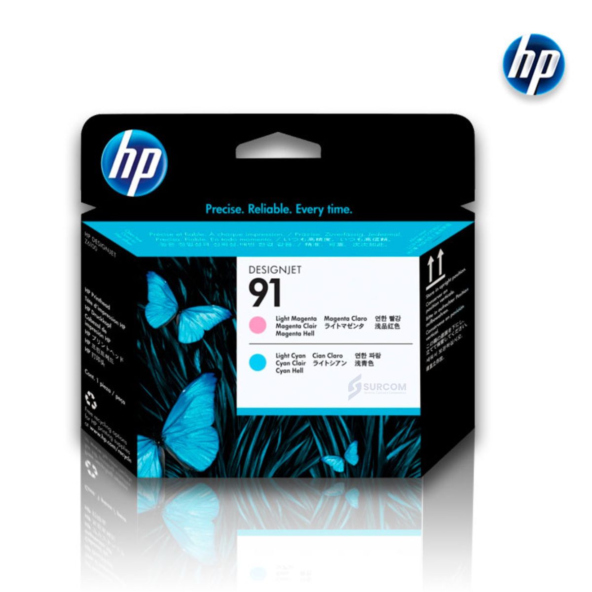 HP - Cabezal HP C9462A 91 Light Magenta y Light Cyan Original