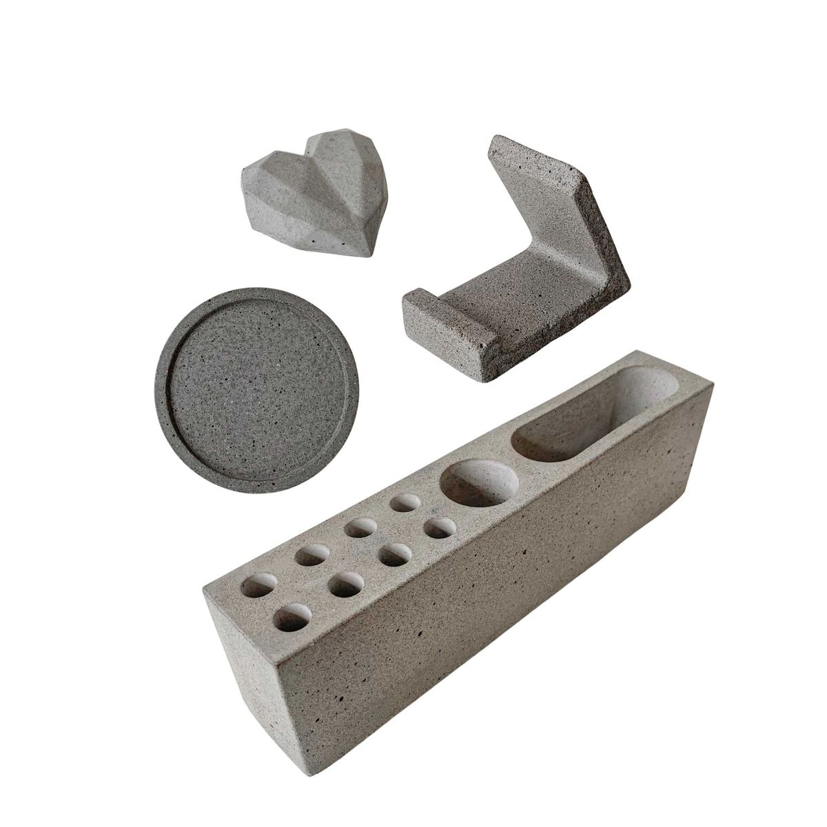 GENERICO - Accesorios Escritorio Organiza Posavasos Gris