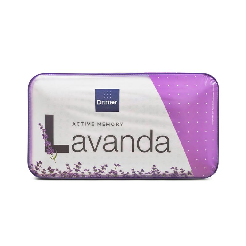 DRIMER - Almohada Active Memory Lavanda Queen 70x40 cm