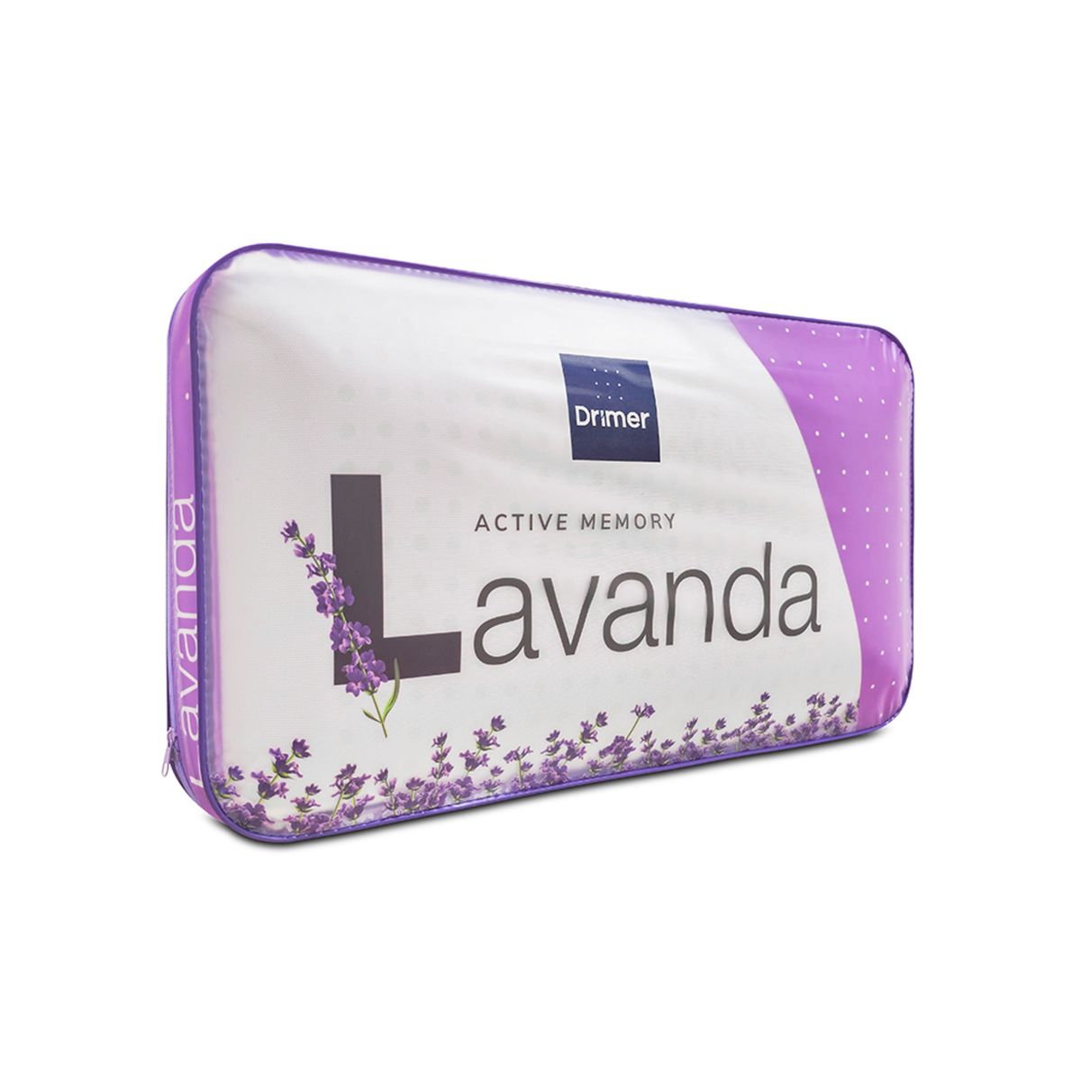 DRIMER - Almohada Active Memory Lavanda Queen (70x40 cm)