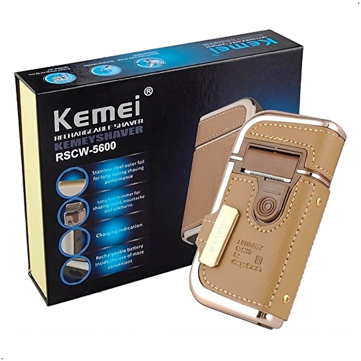 KEMEI - Maquina Afeitadora Shaver Kemei KM560 recargable portatil