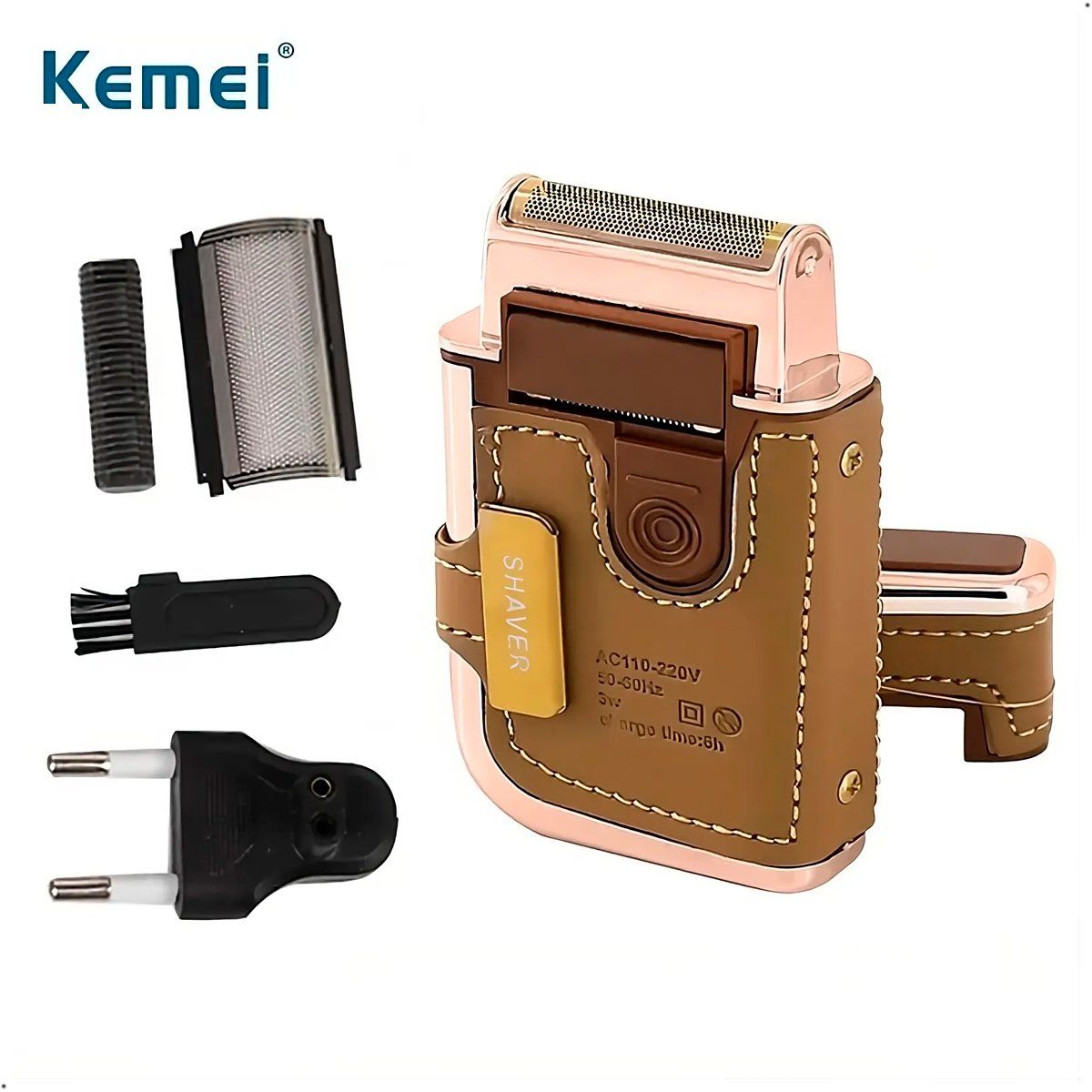 KEMEI - Maquina Afeitadora Shaver Kemei KM560 recargable portatil