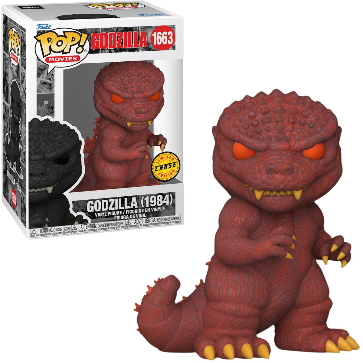 FUNKO - Funko Pop Godzilla 70 aniversario 1984 CHASE - Godzilla