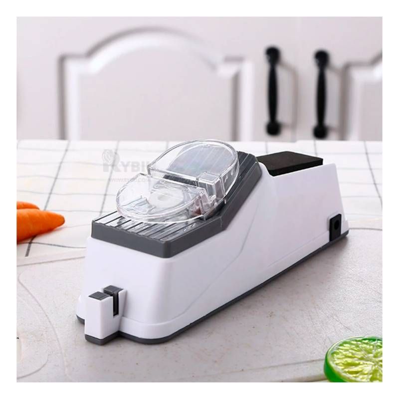 RYBIU IMPORT - Afilador Electromecanico en Blanco Y+Papel de Regalo