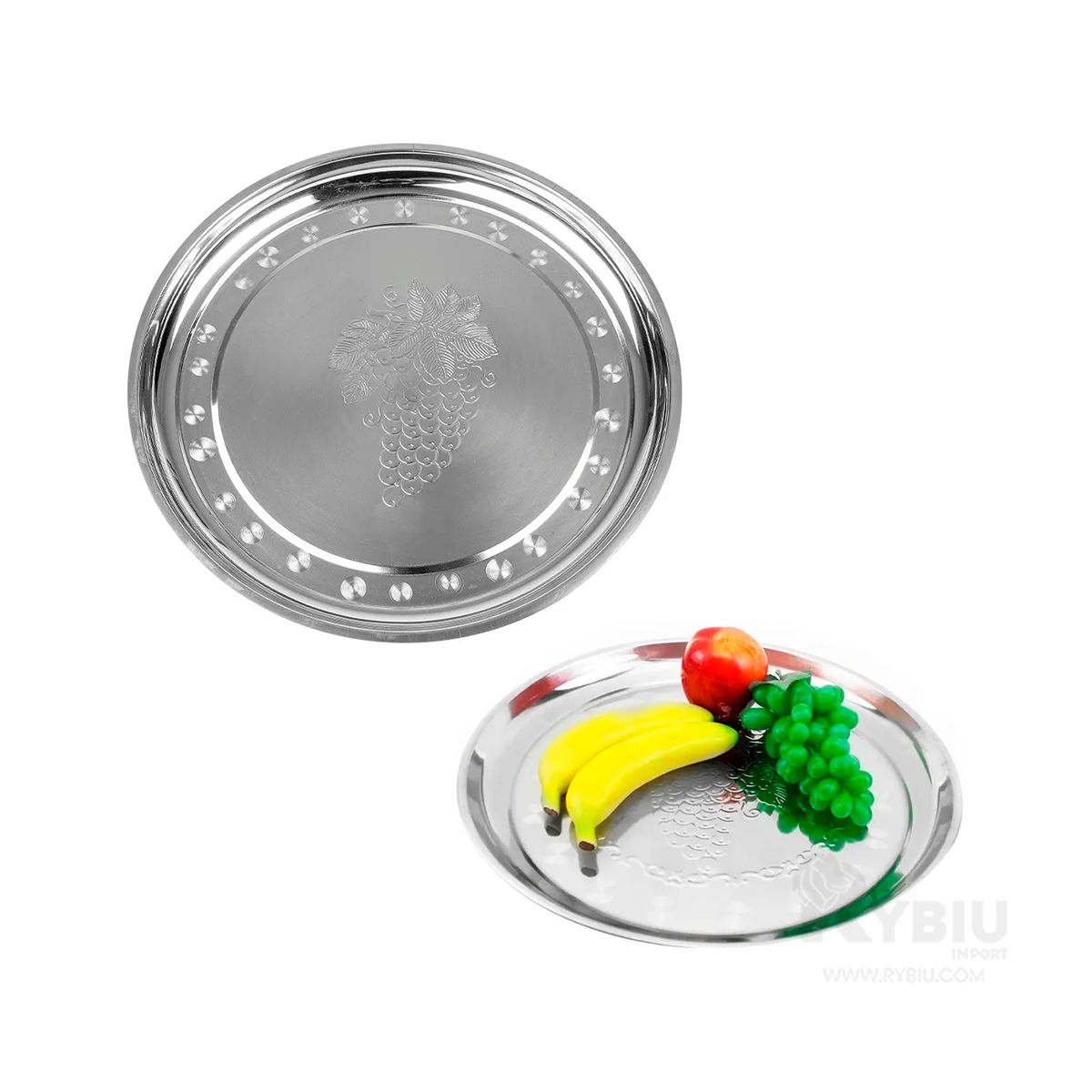 RYBIU IMPORT - Bandeja Metaslica Segura y Ligera 40x40 cm Y+Regalo Agendita