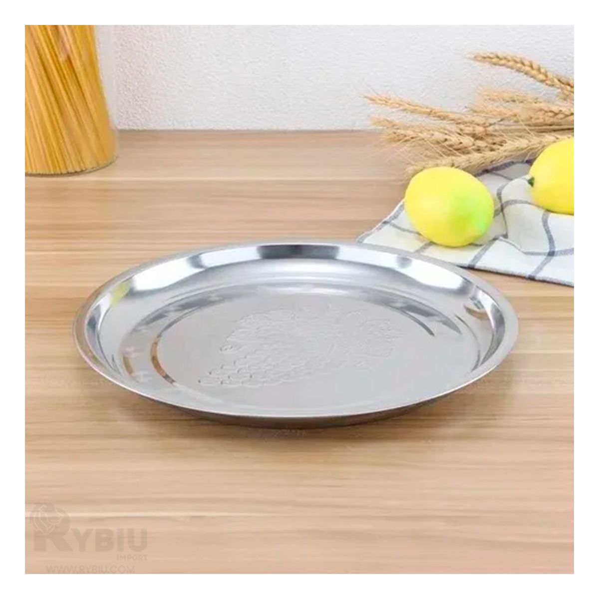 RYBIU IMPORT - Bandeja para Alimentos en 40x40 cm Y+Regalo Stickers