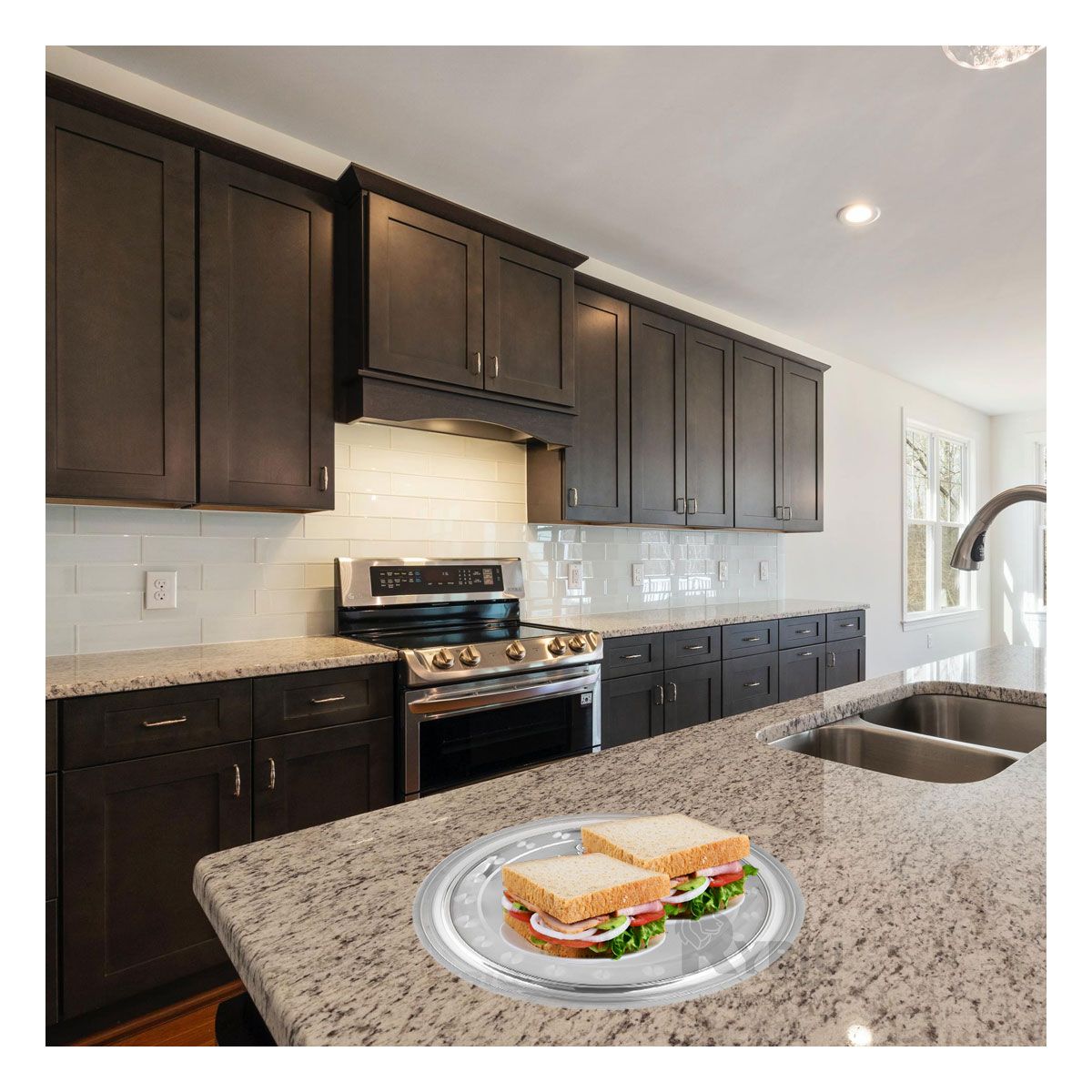 GENERICO - Fuente Sencilla de Limpiar 40x40 cm Y+Envoltorio de Regalo