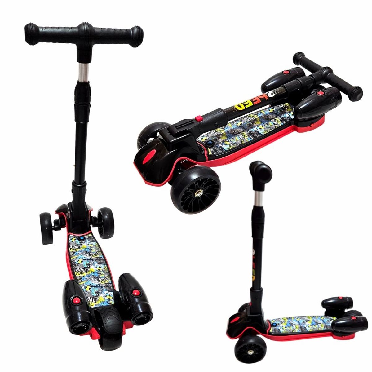 GENERICO - Scooter Patineta De Niños Musical Luces con Bluetoth-League