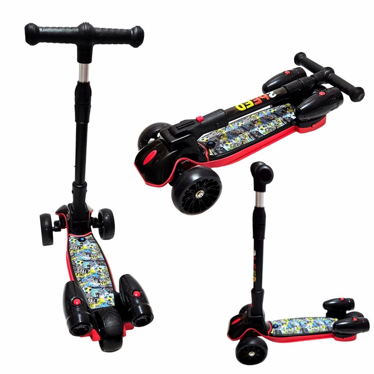 GENERICO - Scooter Patineta De Niños Musical Luces con Bluetoth-League