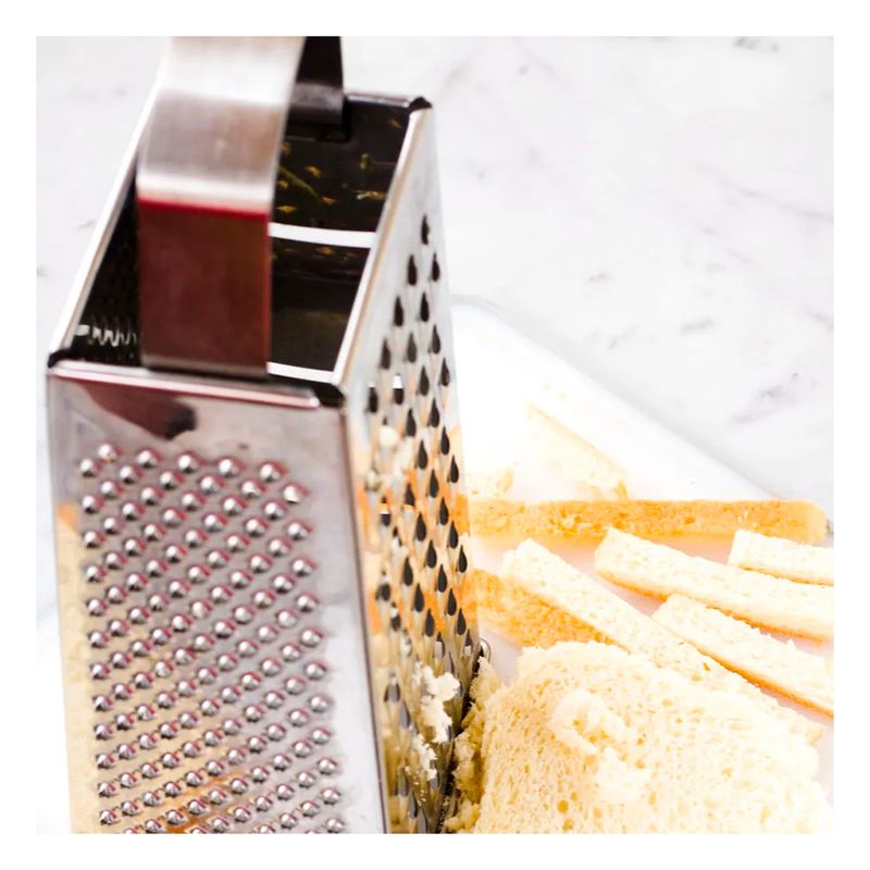 GENERICO - Rallador Metalico para Verduras Tamano M Y+Regalo Agendita