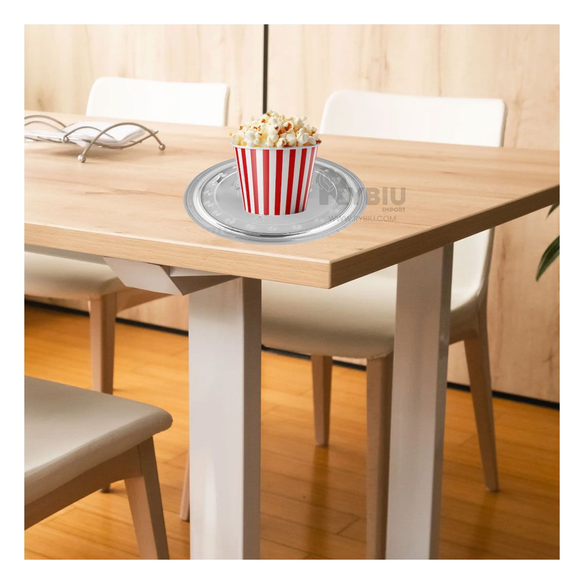 RYBIU IMPORT - Charola Ergonomica de 40x40 cm Y+Post-it Adhesivos