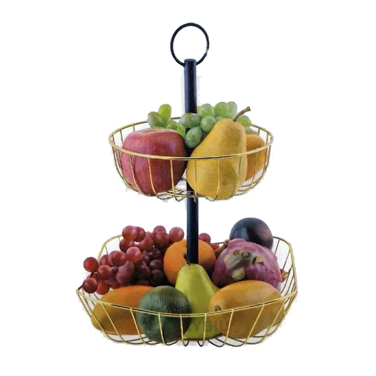 RYBIU IMPORT - Cestas de Frutas y Verduras en Dorado Y+Gift MiniAgenda