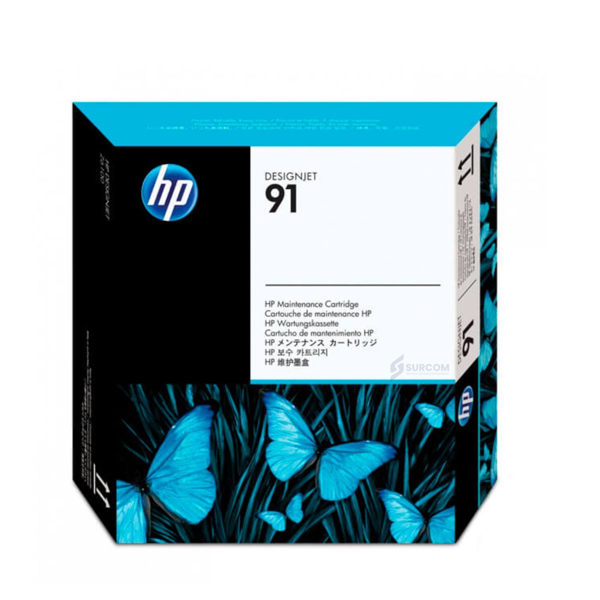 HP - Cartucho de Mantenimiento HP 91 Negro C9518A 775 ML Original