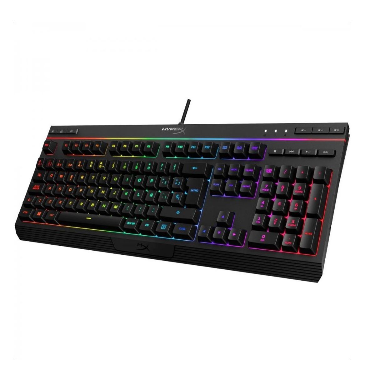 HYPERX - Teclado Gamer HyperX Alloy Core RGB Español Membrana Negro Alambrico