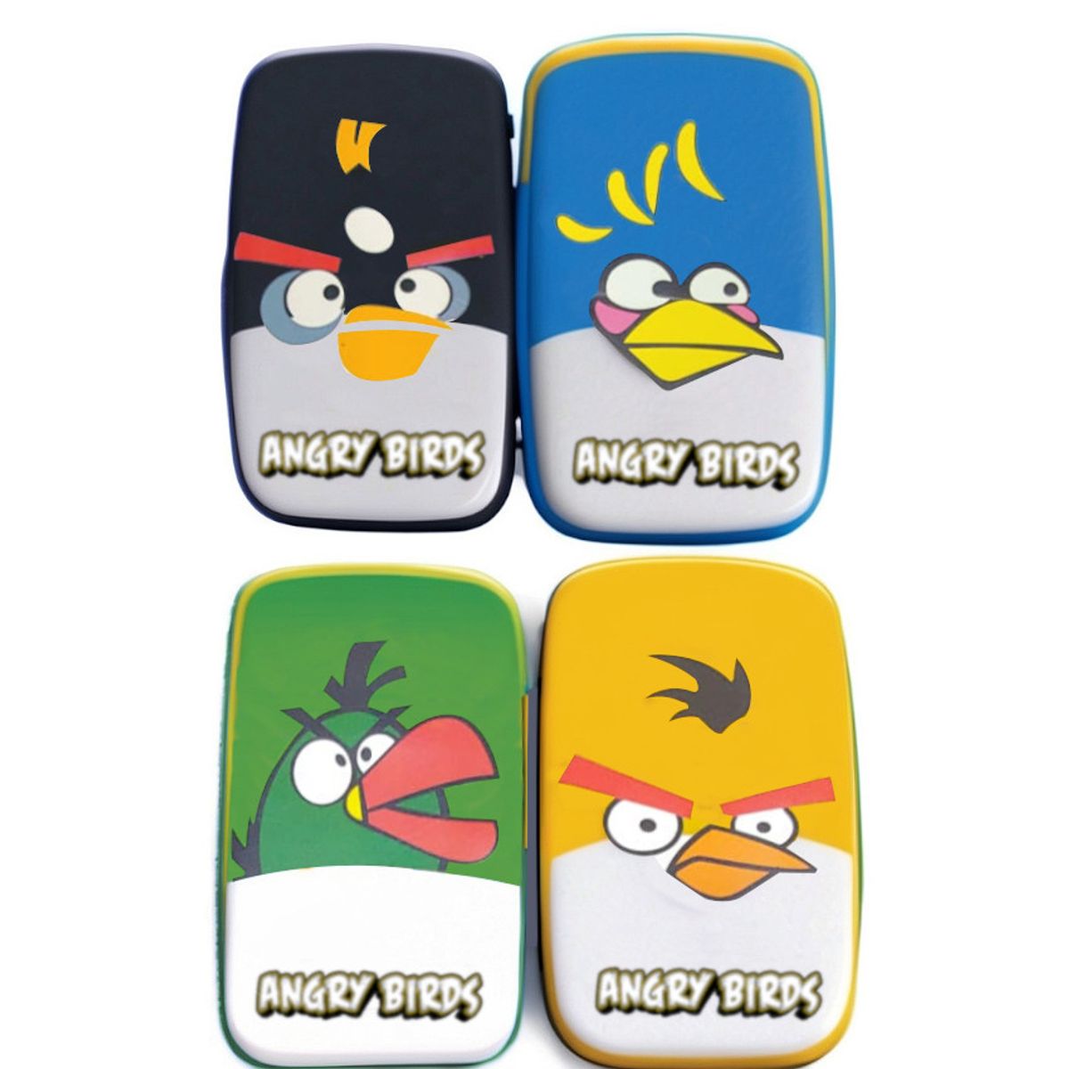 GENERICO - PACK X 4 Estuche Funda Case Protector Para Tablet Angry Birds 23 X 14
