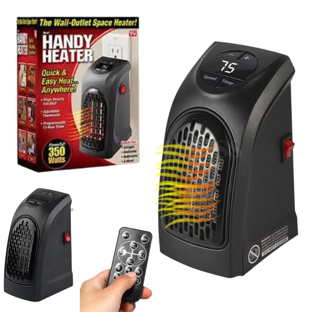 OEM - Exclusivo  Calefactor Portátil de Pared