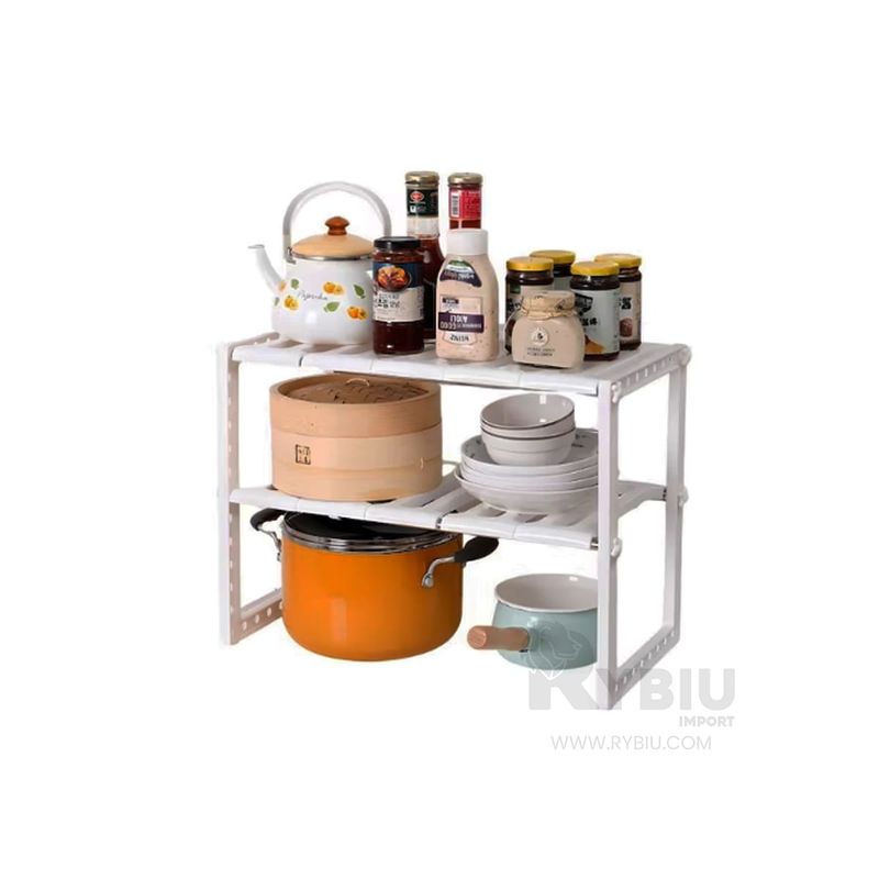 RYBIU IMPORT - Encimera Simple en Tono Blanco Y+Envoltorio de Regalo