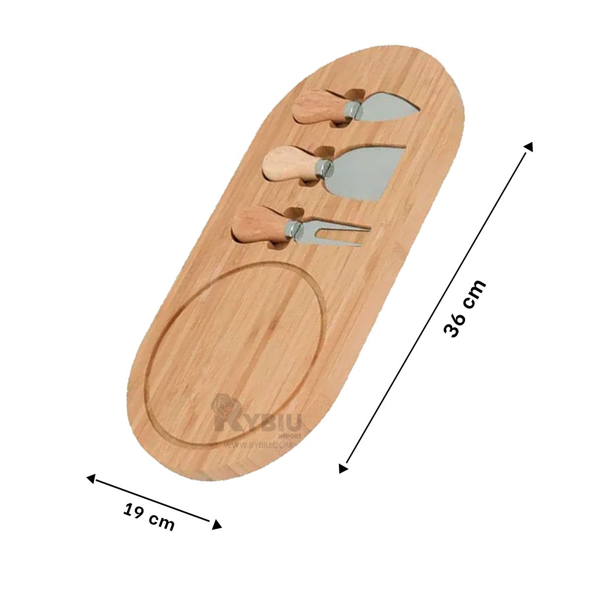 RYBIU IMPORT - Kit Cortador con Mango de Madera Y+Regalo Ligas para Peinar