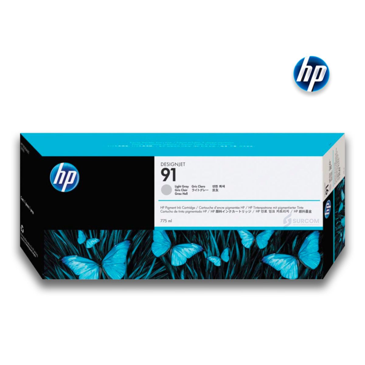 HP - Tinta HP  91 Light Gray 775ml Original