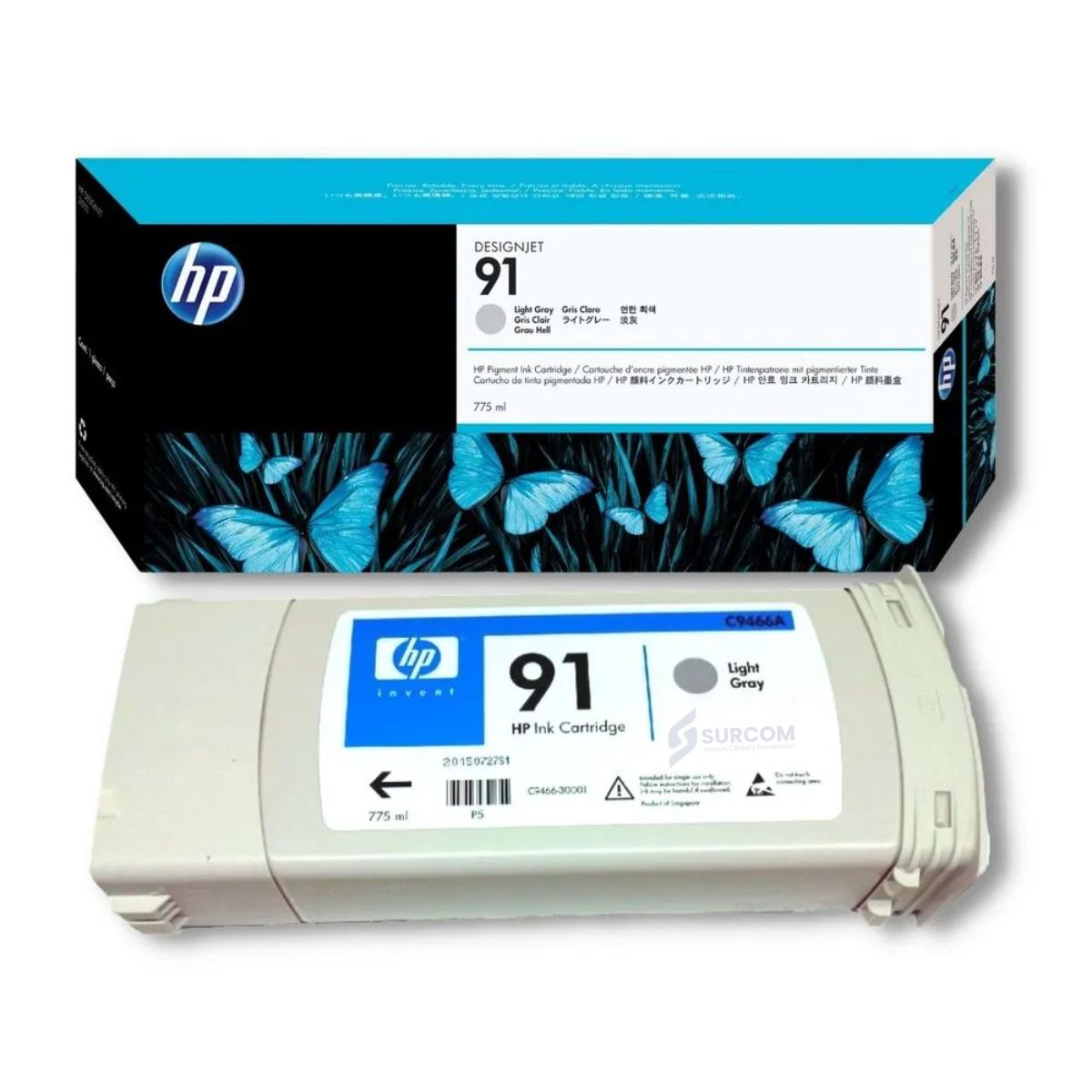 HP - Tinta HP  91 Light Gray 775ml Original