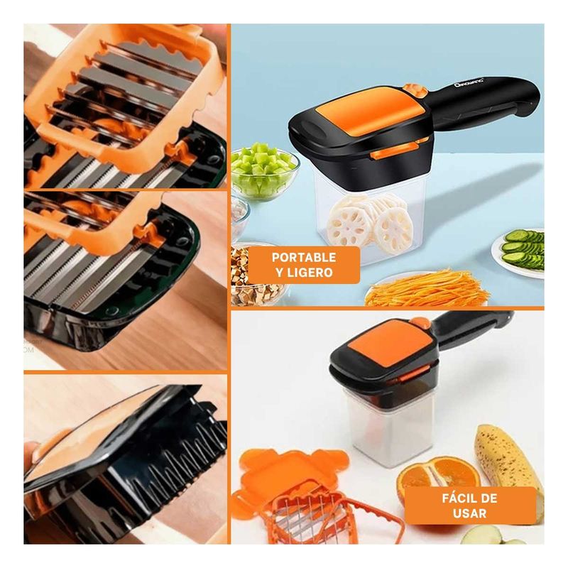 RYBIU IMPORT - Picadora 5 en 1 Multicolor Y+Banderitas Adhesivas