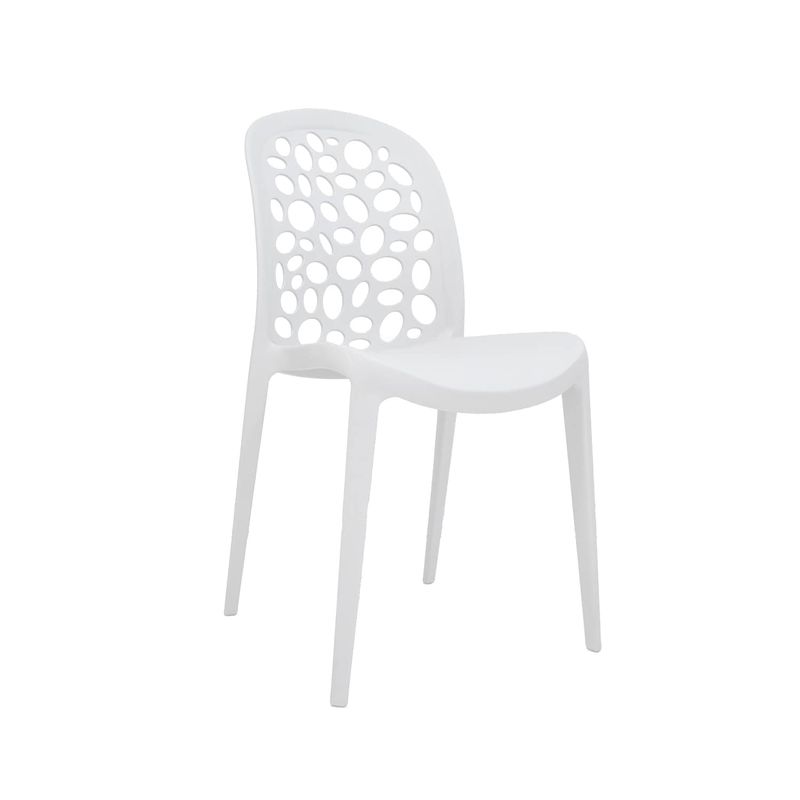 OFIDEAS - Silla De Comedor Diseño Burbuja Color Blanco Ofideas