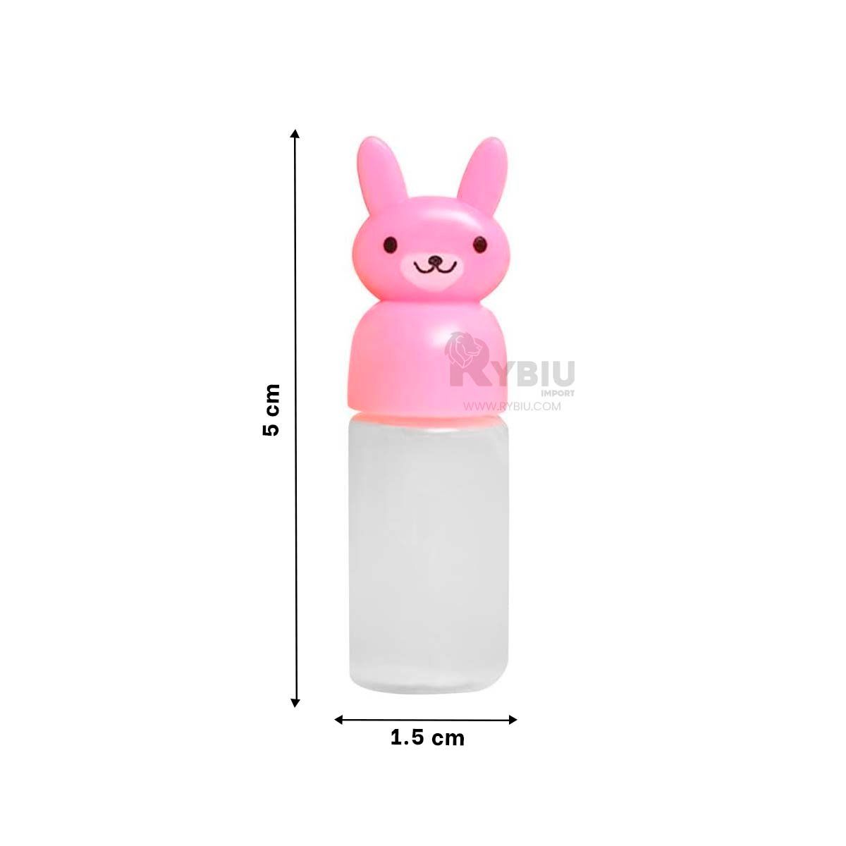 RYBIU IMPORT - Kit de Mini Botellas Cremeros Y+Ligas de Regalo