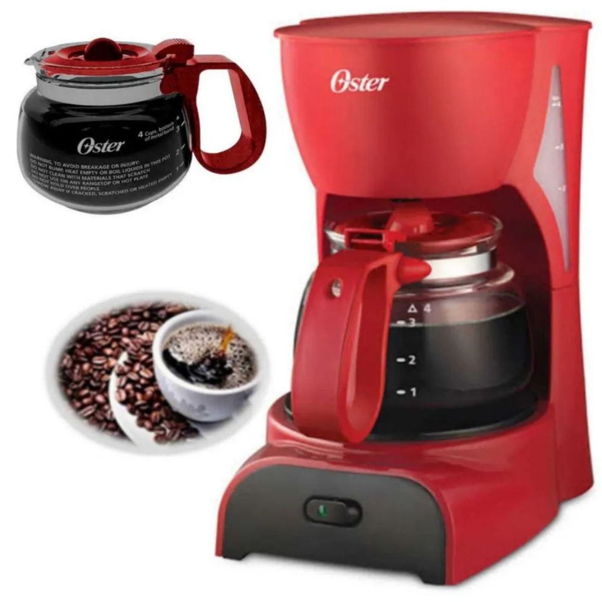 OSTER - Cafetera Oster 4 tazas BVSTDCD5R