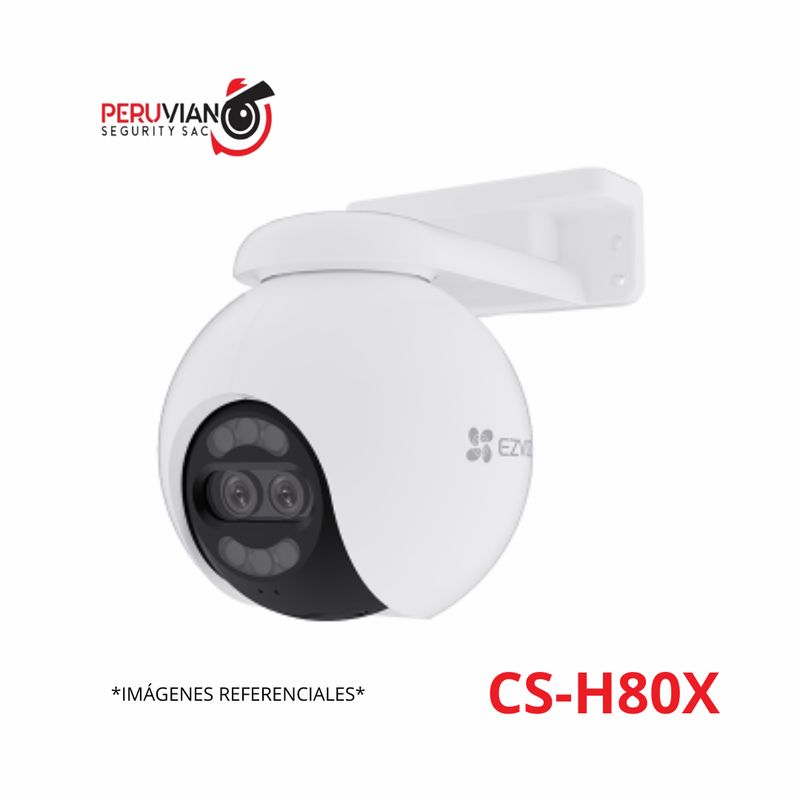 EZVIZ - CAMARA IP PT DUAL 4K EXTERIOR LENTE 4MM  CS-H80X